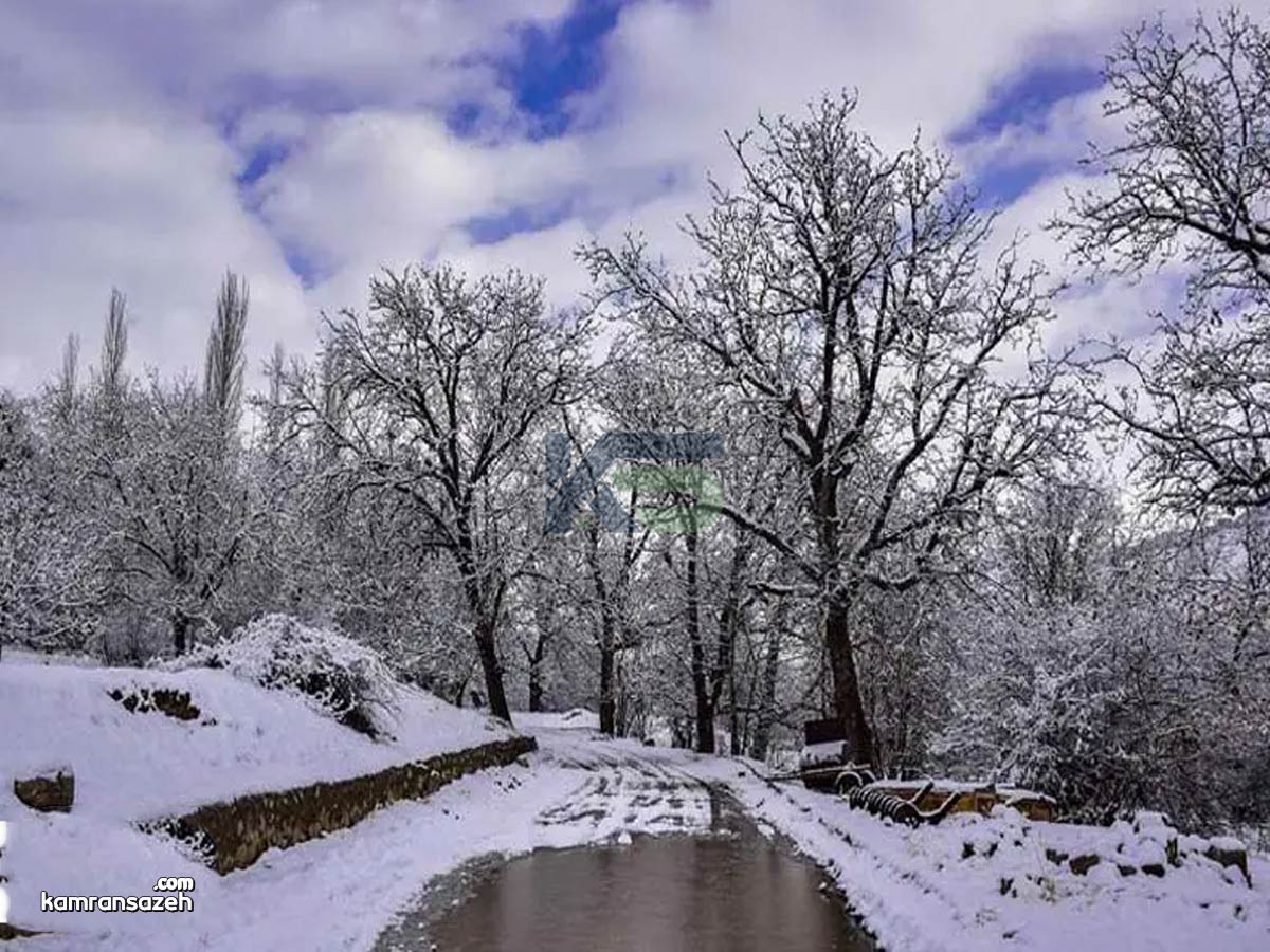 زیبکنار در زمستان