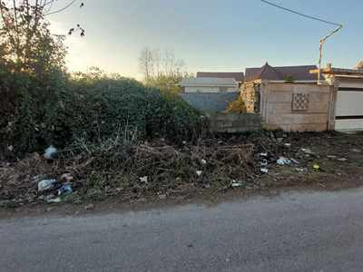 زمین مسکونی 280 متری با پروانه ساخت در زیباکنار